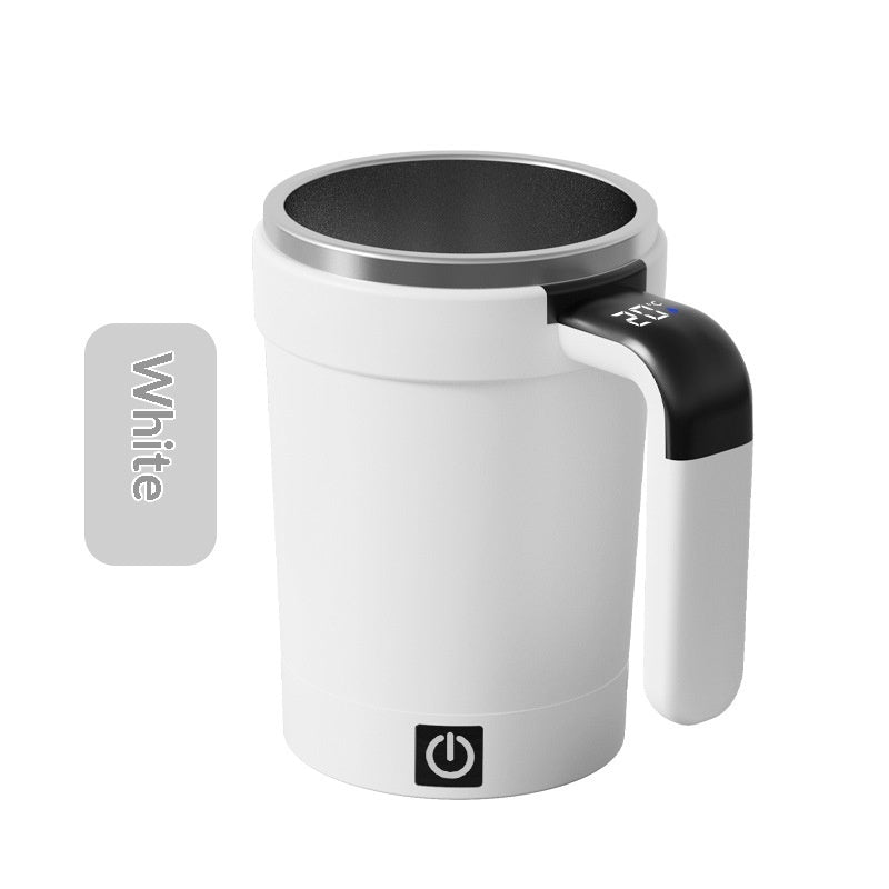 Intelligent Temperature Measuring Magnetic Force Auto Stirring Mug