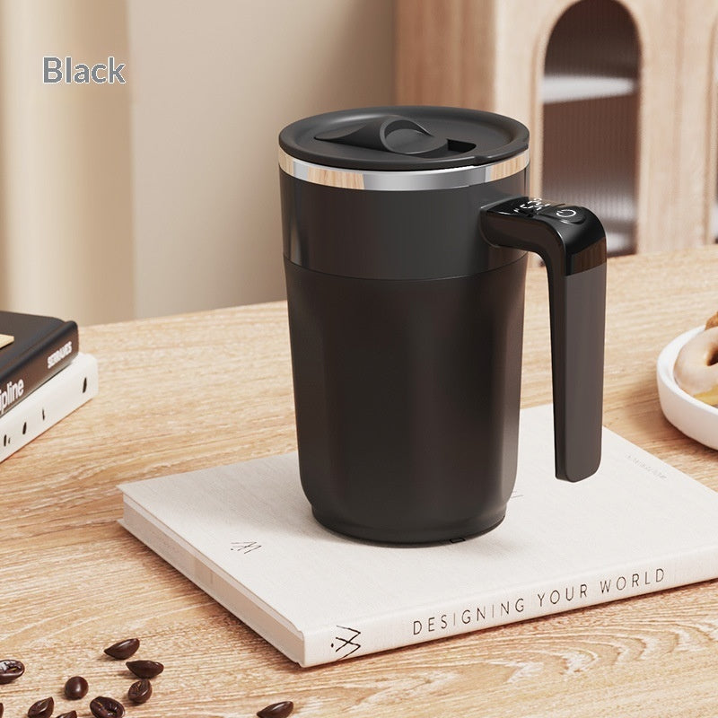 Intelligent Temperature Measuring Magnetic Force Auto Stirring Mug