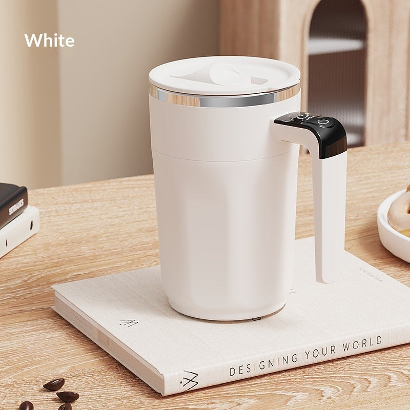 Intelligent Temperature Measuring Magnetic Force Auto Stirring Mug