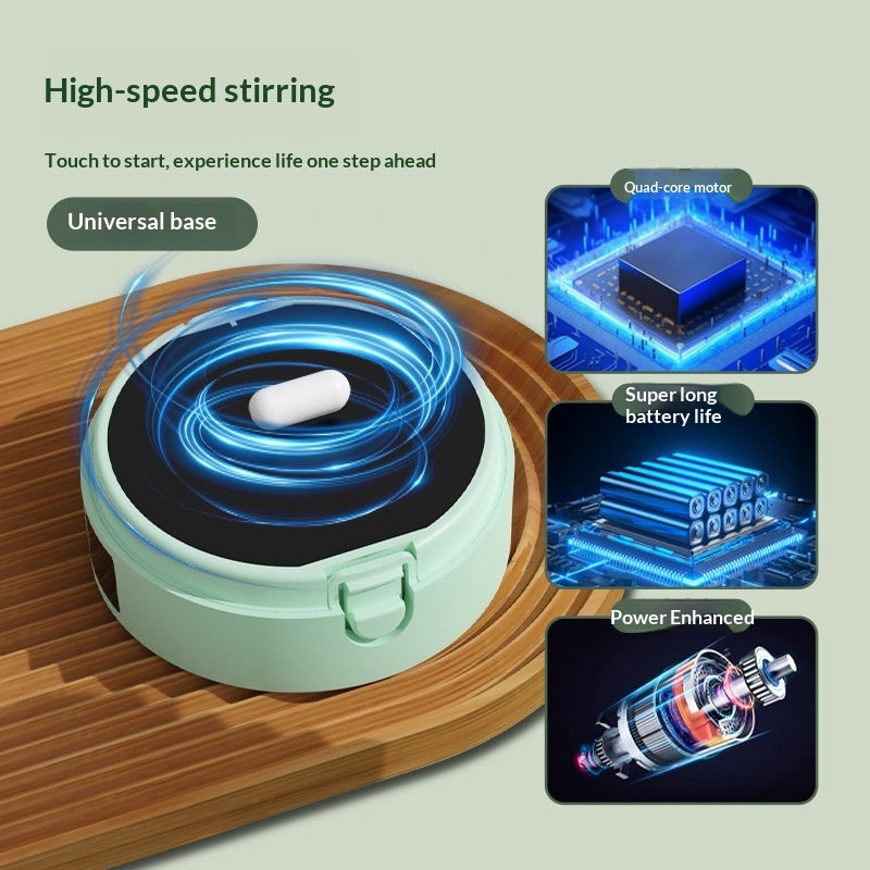 Intelligent Temperature Measuring Magnetic Force Auto Stirring Mug